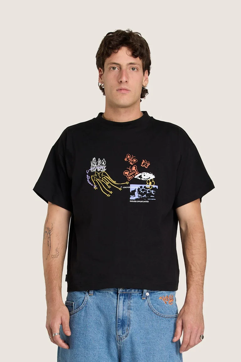 Message Tee - Black - Image 3