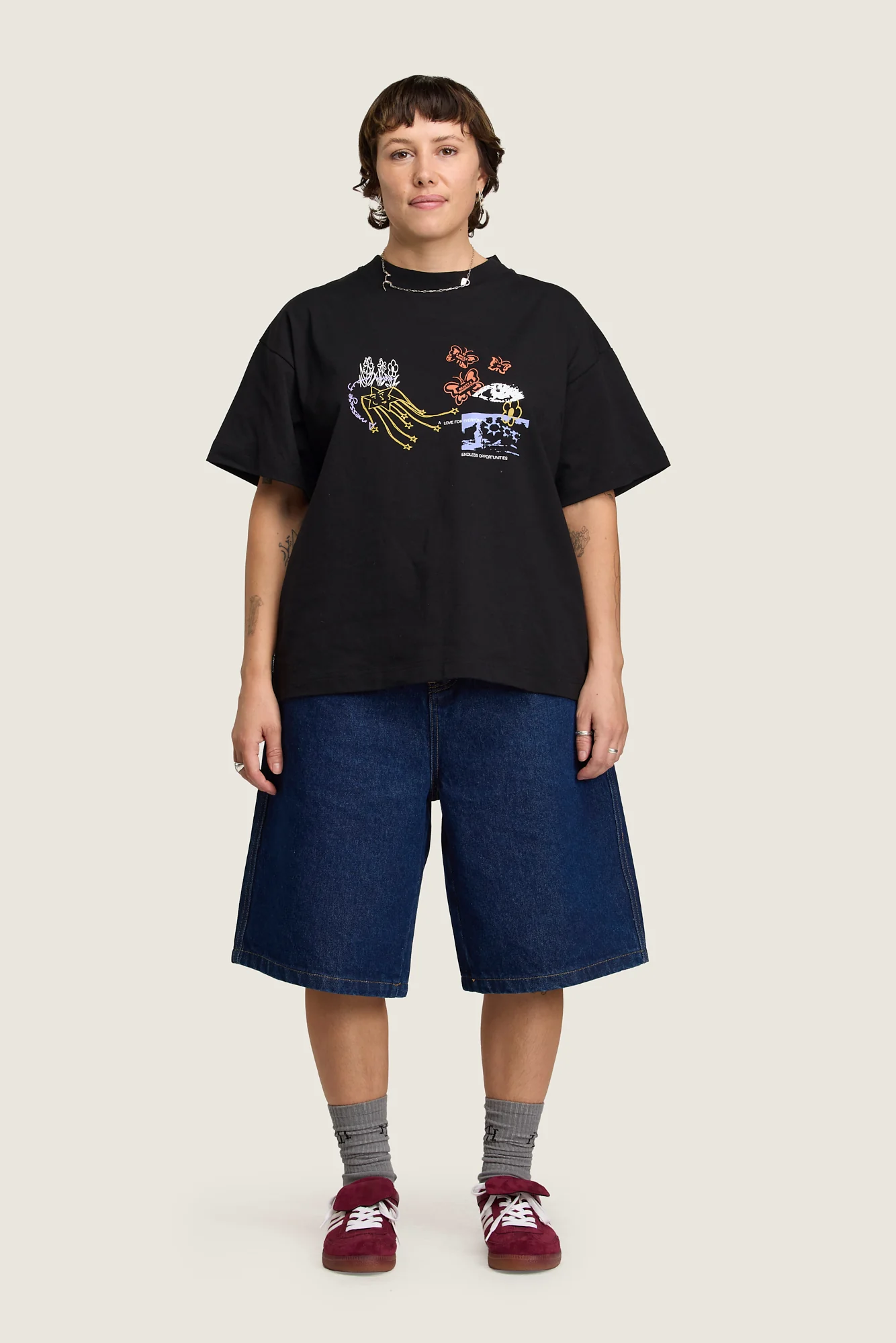 Message Tee - Black - Image 6