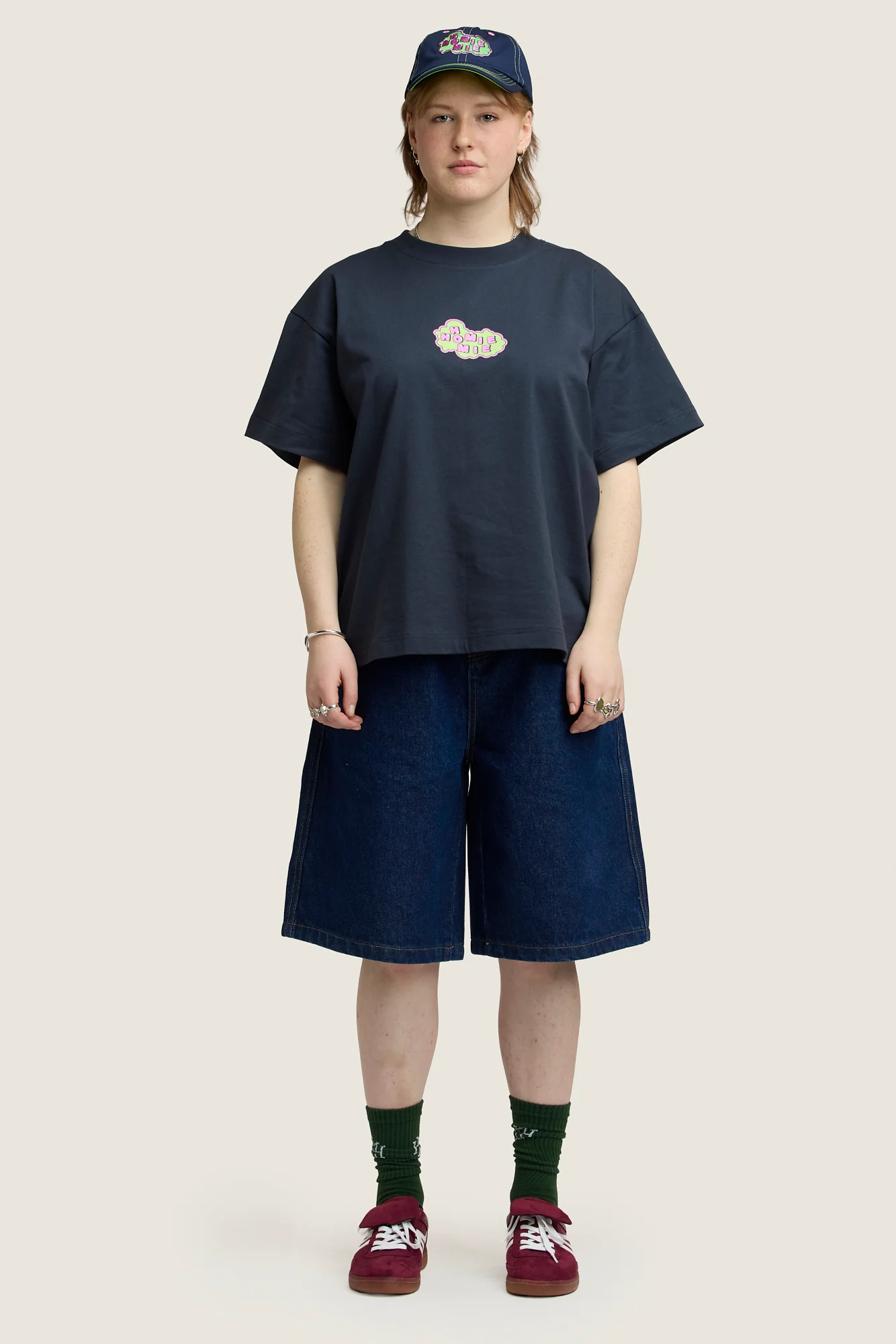 Creating Nostalgia Jorts - Dark Indigo - Image 2