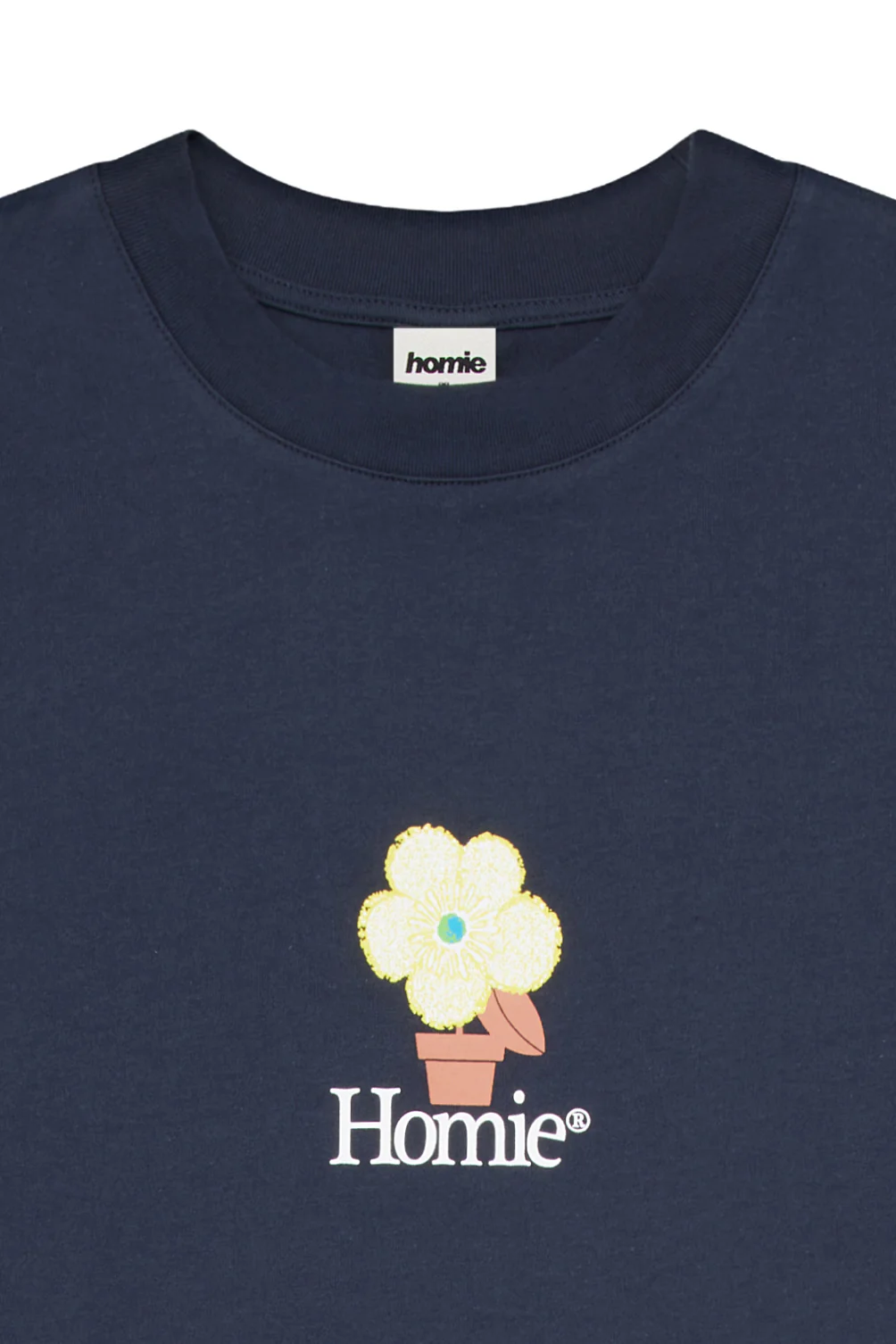 Earth Blossom Tee - Navy - Image 4