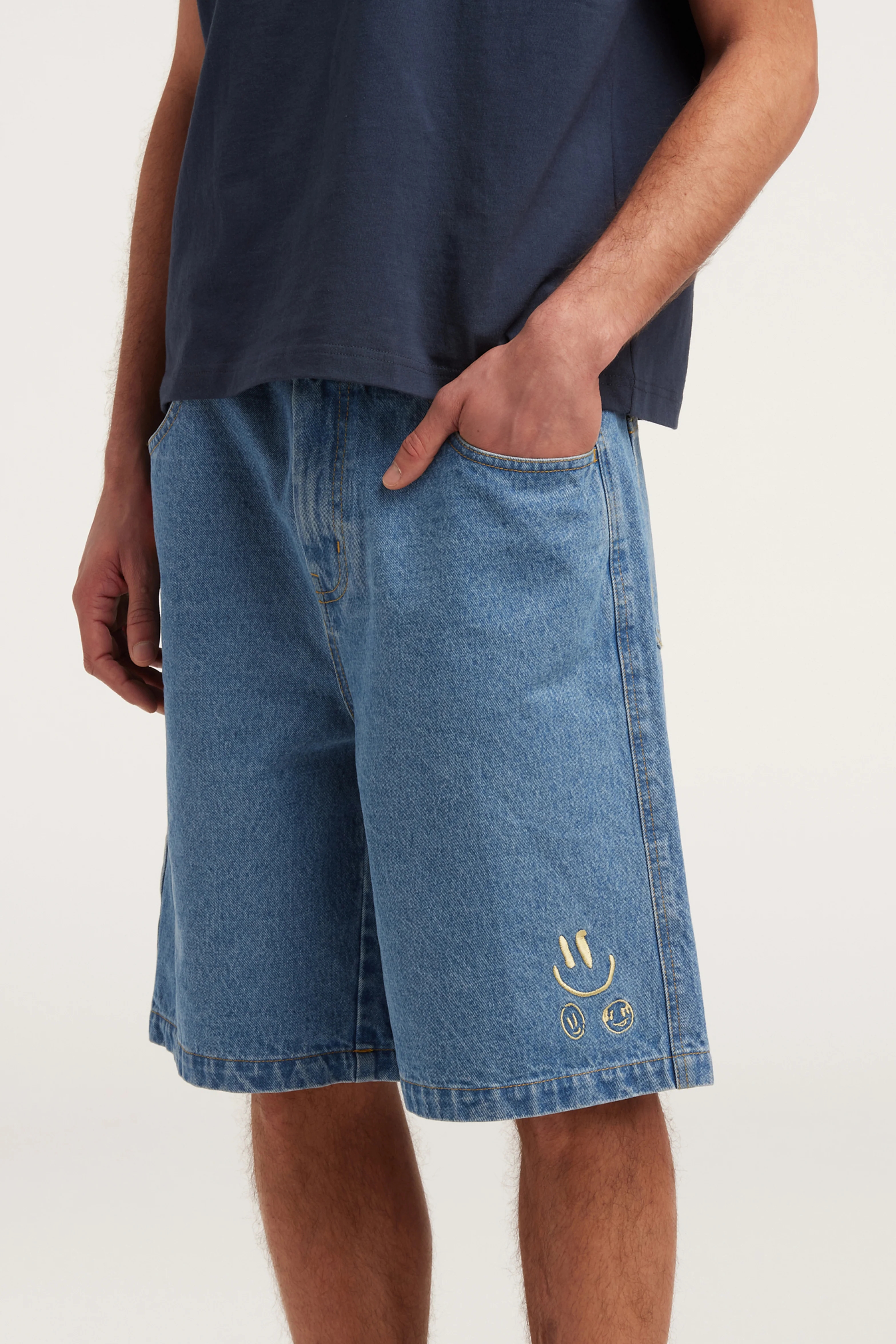 Jorts - Medium Blue - Image 4