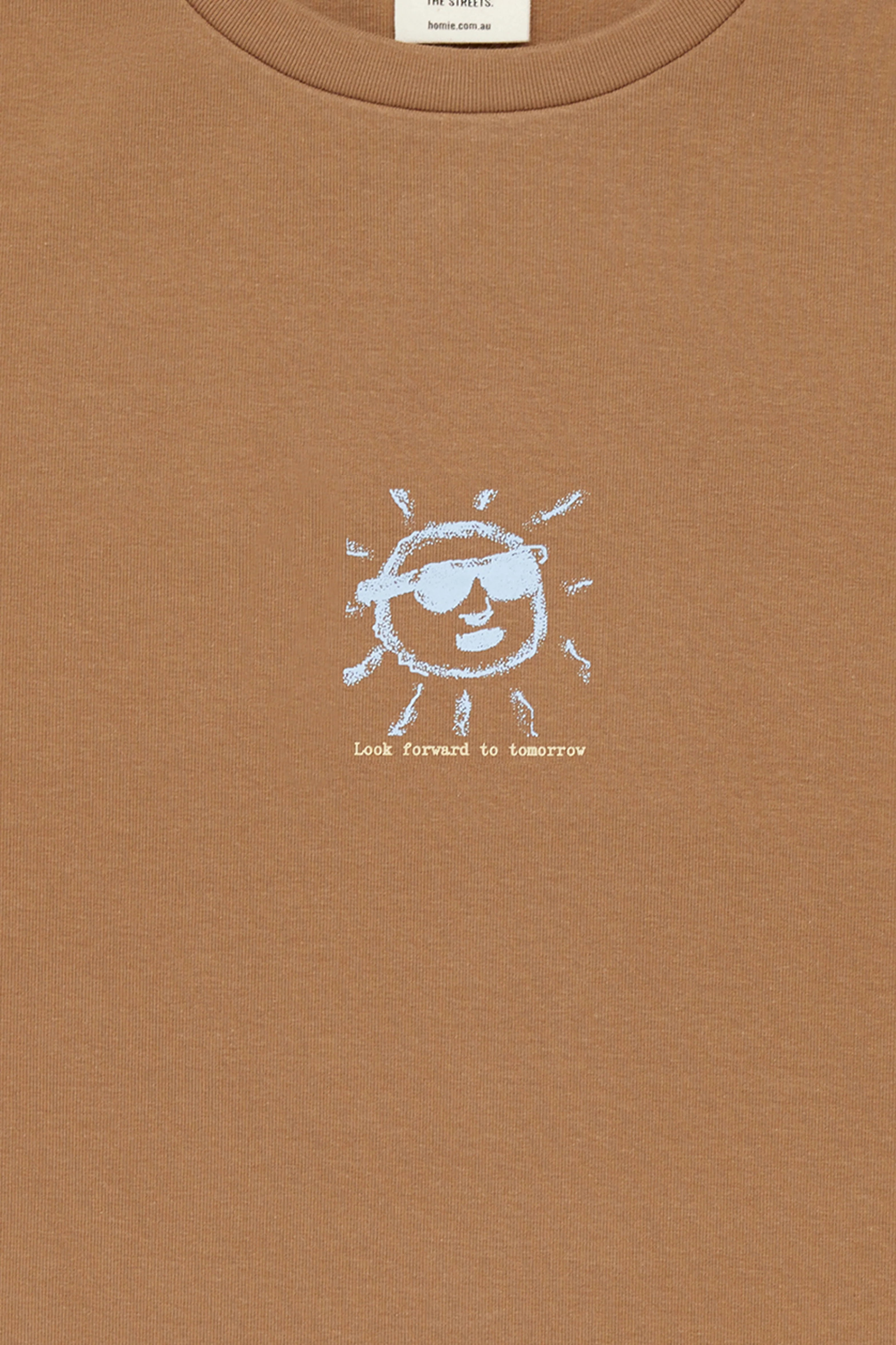 Looking Forward Baby Tee - Light Brown - Image 4