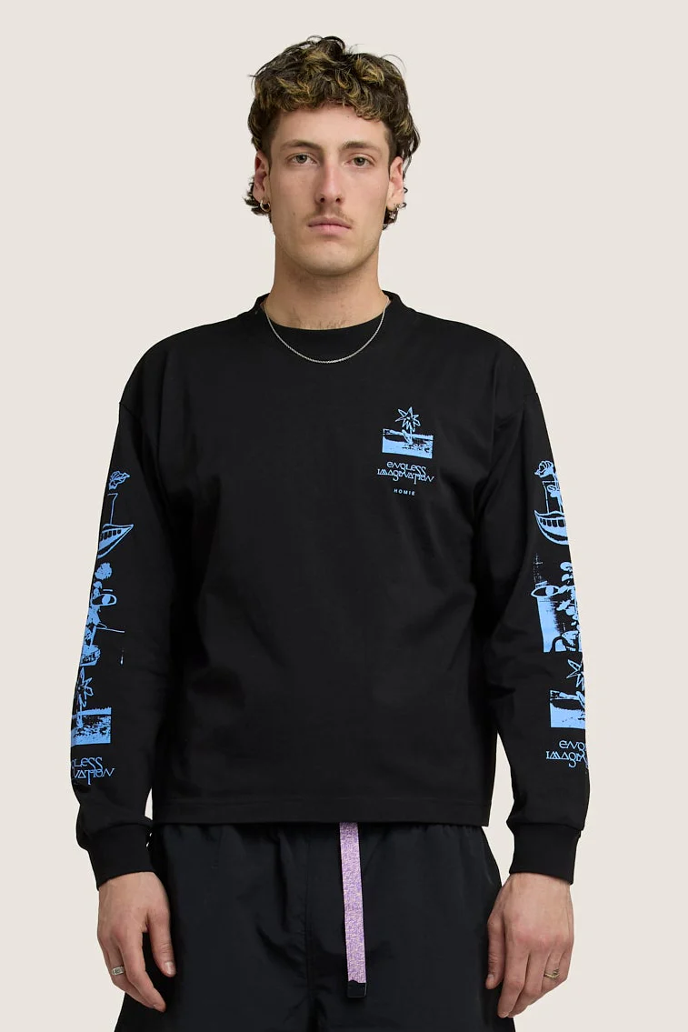 Endless Imagination LS Tee - Black
