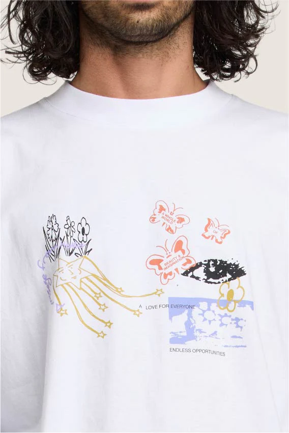 Message LS Tee - White - Image 6