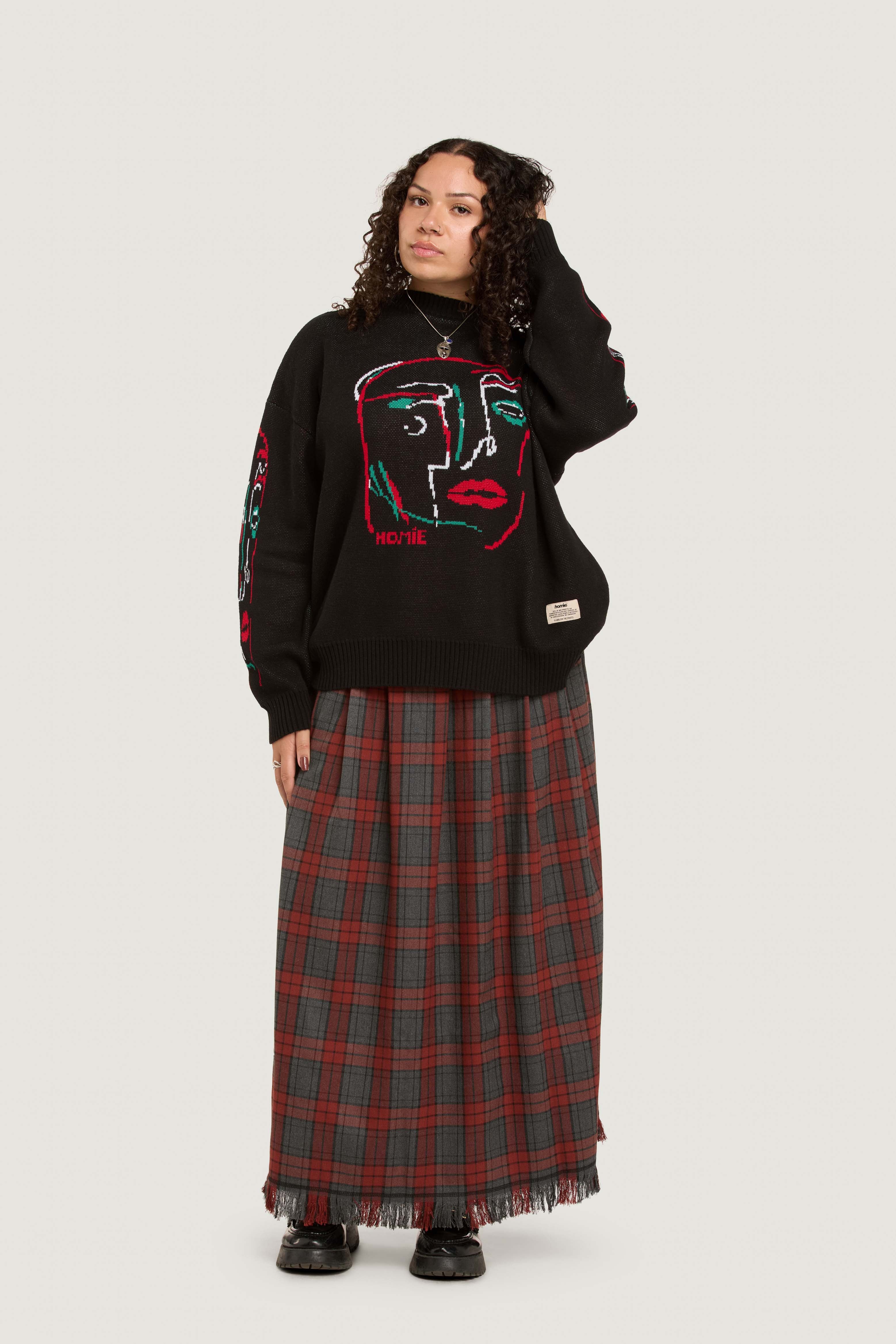 Scribble Knit - Black - Image 3
