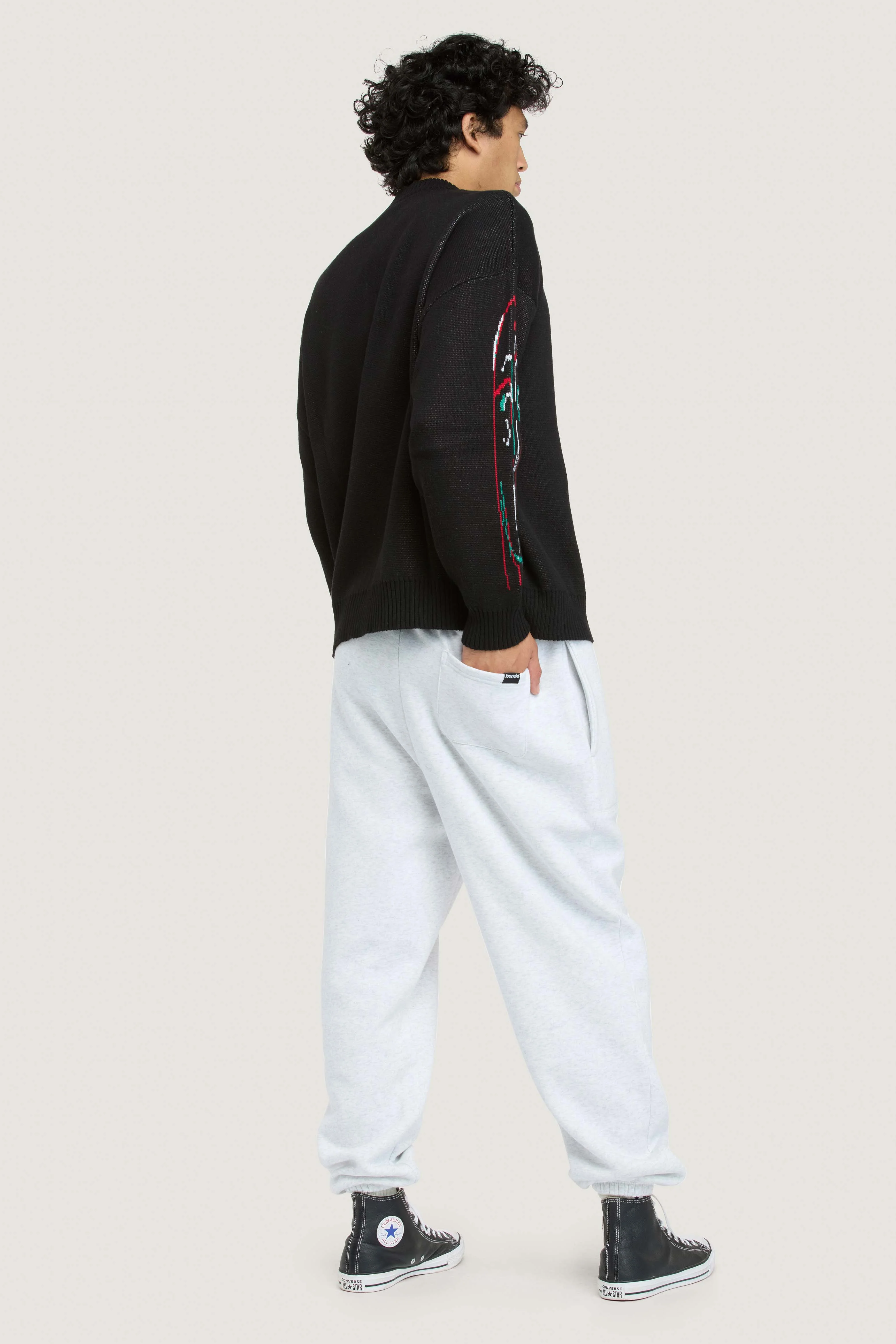 Scribble Knit - Black - Image 4