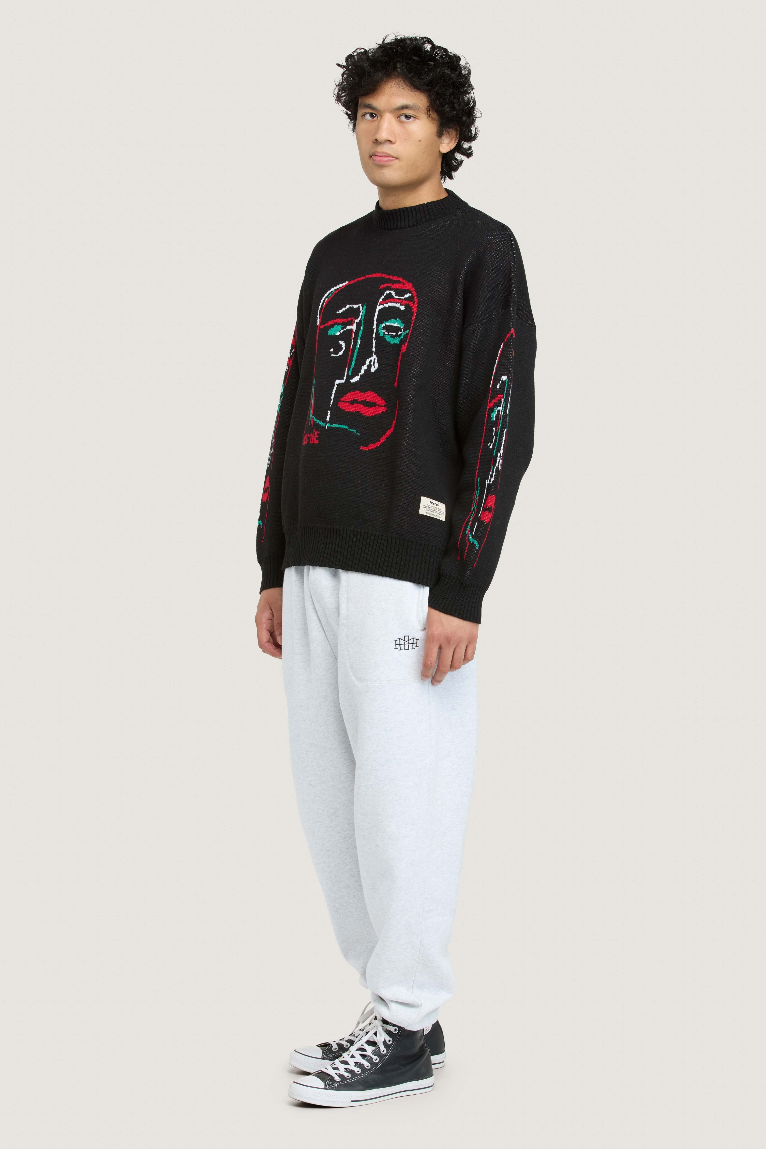 Scribble Knit - Black - Image 5