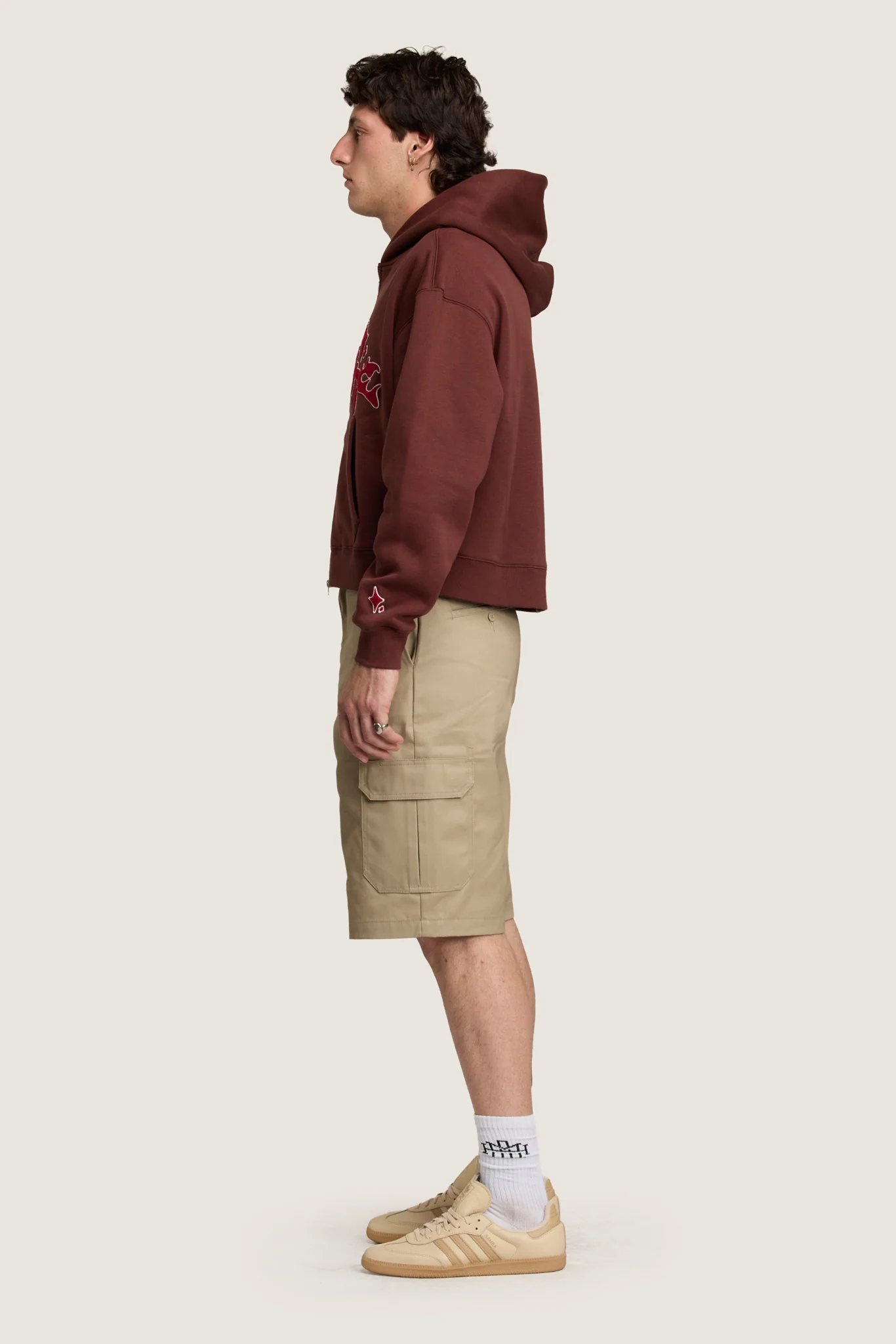 Shadow Zip Hoodie  - Fondant - Image 3