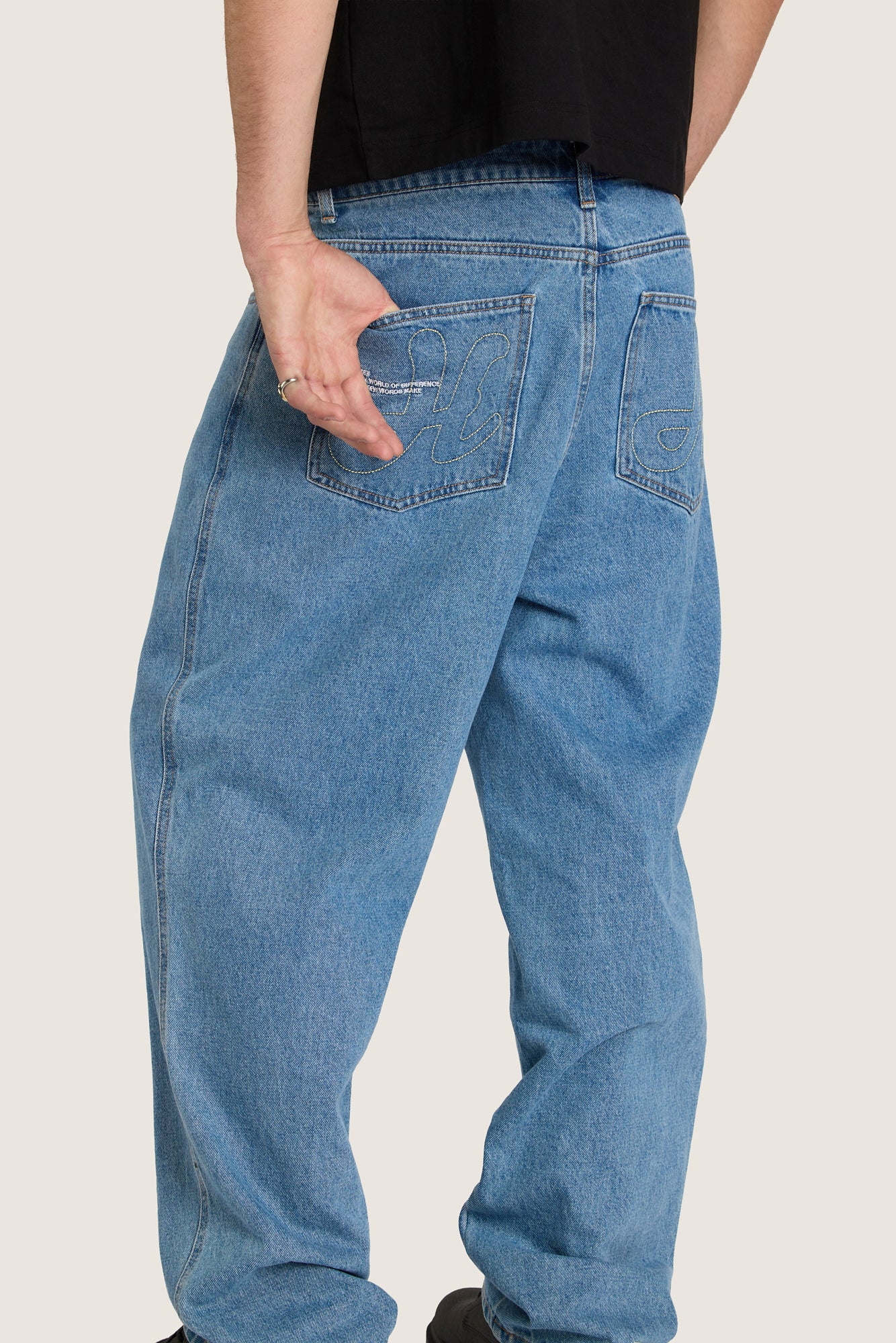 World of Difference Jeans - Medium Blue - Image 5